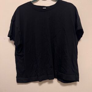 Old Navy Black Short Sleeve Tee